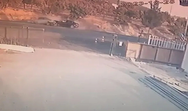 Zincirleme trafik kazasının görüntüleri ortaya çıktı
