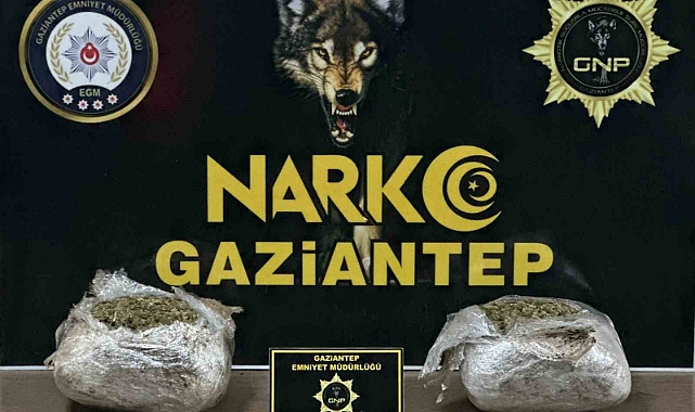 1.5 kilogram skunk ele geçirildi