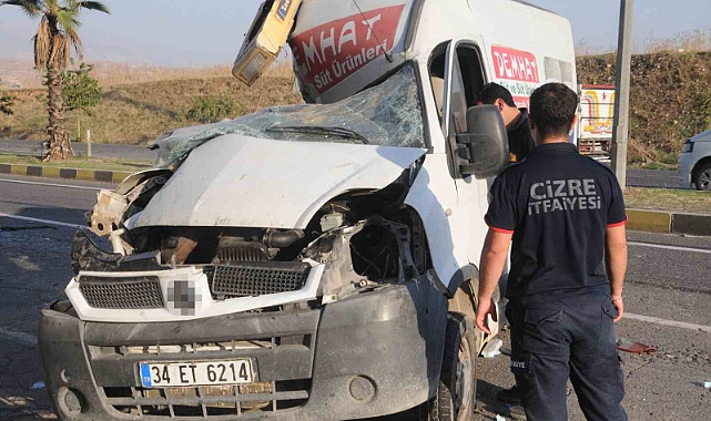 1 kişinin öldüğü tır kazası güvenlik kamerasına yansıdı
