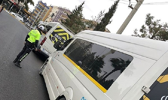 93 Okul servisi trafikten men edildi