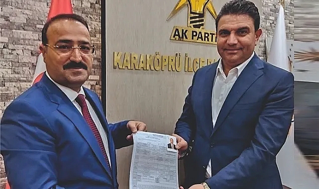 Av.Ahmet Aksoy Karaköprü'den yarışa katıldı