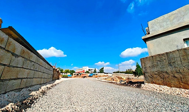 Eyyübiye’de bir mahalle daha yol sevinci yaşıyor