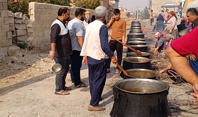 Kısas’ta ki yemek geleneği bu yılda devam etti 