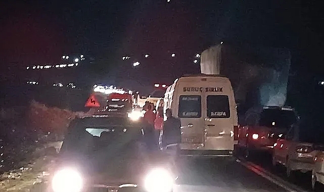 Ölüm yolunda zincirleme trafik kazası: Yaralılar var