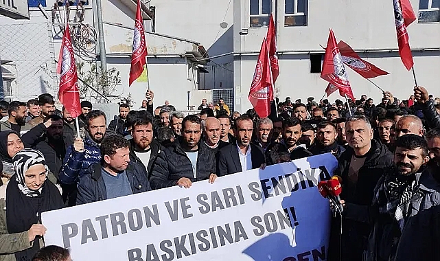 OSB'de tekstil işçilerinin eylemi sürüyor