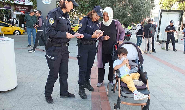 Polisler KADES uygulamasını anlattı