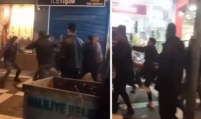 Urfa'da esnaflar arasında yumruk yumruğa kavga