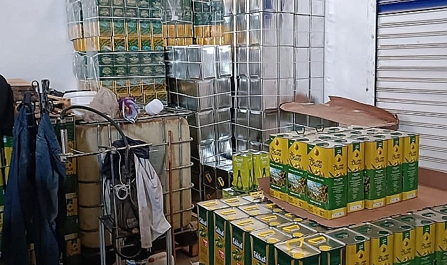 Urfa'da sahte zeytinyağı üretim tesisine operasyon