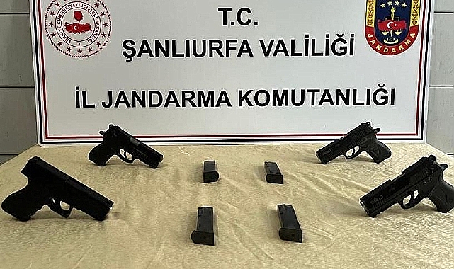 Urfa'da silah operasyonu: Gözaltılar var