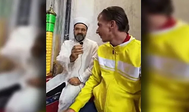 Urfa'ya gezmeye gelen turist Müslüman oldu