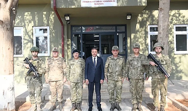 Vali Şıldak, sınır hattında incelemelerde bulundu