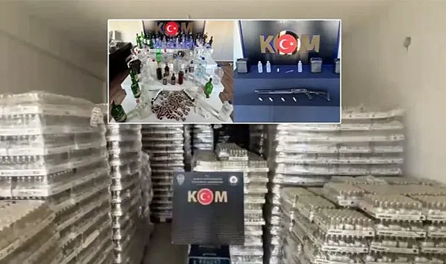 81 ilde kaçak ve sahte içki operasyonları