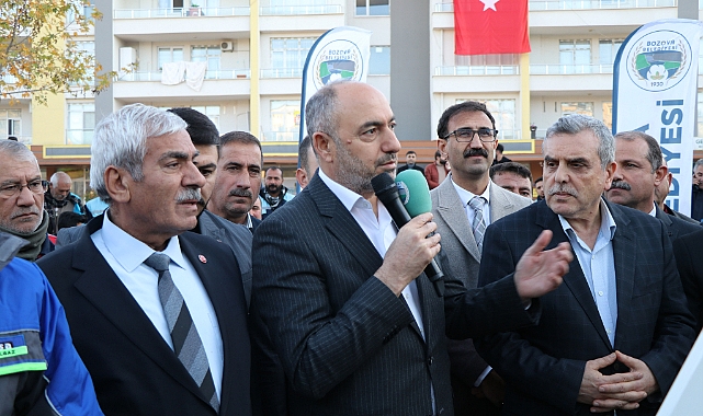 Bozova’da doğalgazın ilk meşalesi yakıldı
