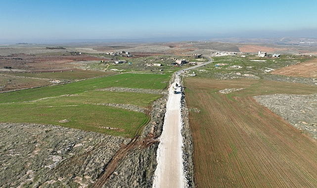 Büyükşehir'den yol çalışması