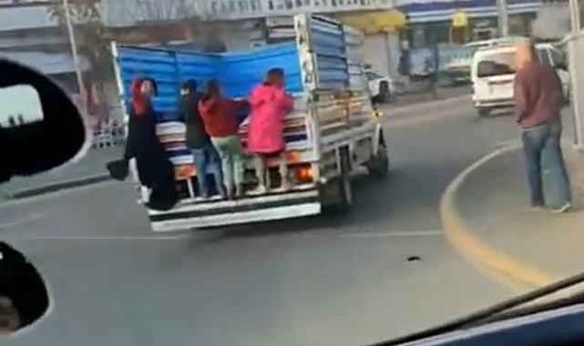 Çocukların tehlikeli yolculuğu kamerada