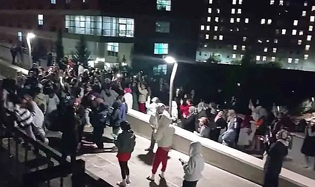Harran Üniversitesi'nde 'Asansör' protestosu