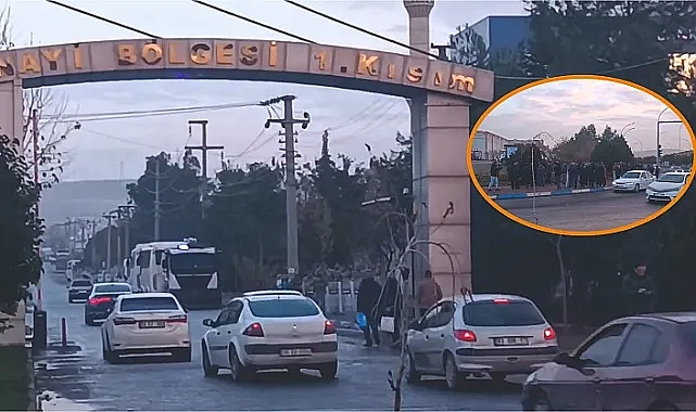 Jandarma barikatı bu kez OSB girişine kuruldu
