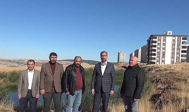 Karaköprü'deki atık su sorununa dikkat çektiler