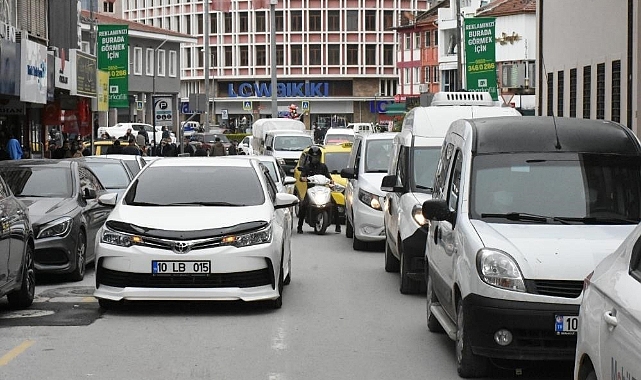 Kasım ayında araç sayısı 582 bin oldu