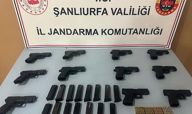 Şanlıurfa'da silah kaçakçılarına büyük operasyon