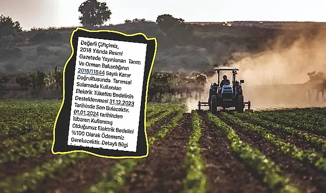 Urfa çiftçisine gönderilen mesaj TZOB'u harekete geçirdi