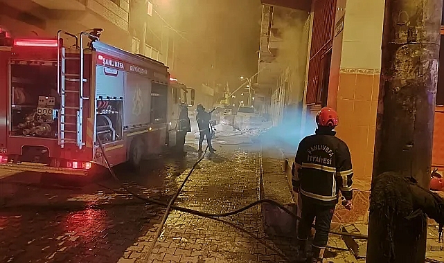 Urfa'da fırın yangını