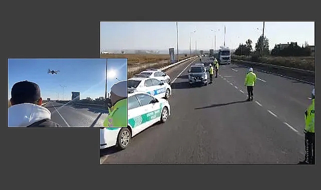 Urfa Emniyeti'nden drone destekli denetim