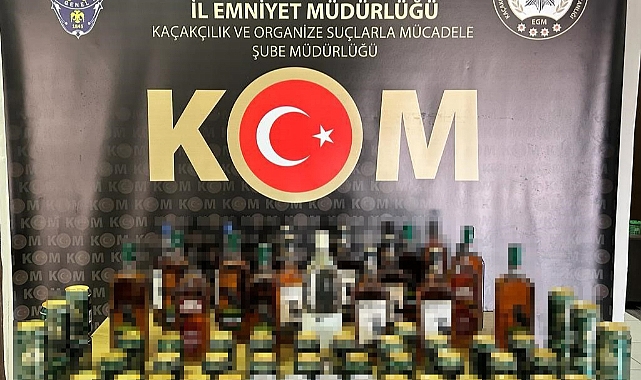 Yılbaşı öncesi kaçak ve sahte içki operasyonu 