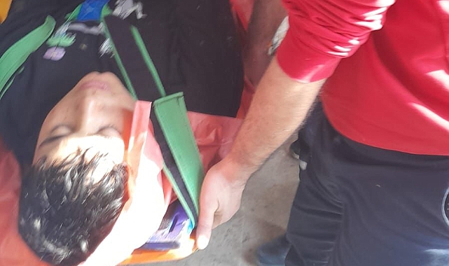 10 metrelik çukura düşen çocuğun imdadına itfaiye yetişti!
