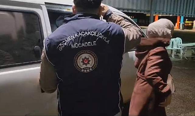 14 kaçak göçmen yakalandı, 3 organizatör tutuklandı