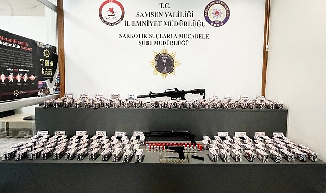 25 bin 357 adet sentetik ecza ele geçirildi: 1 gözaltı