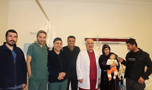 4 aylık bebek HRÜ Hastanesi'nde hayata tutundu
