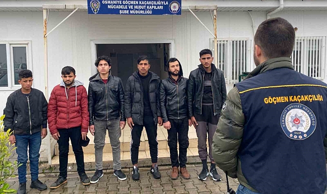 6 düzensiz göçmen yakalandı