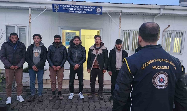 6 kaçak göçmen yakalandı, 1 organizatör tutuklandı