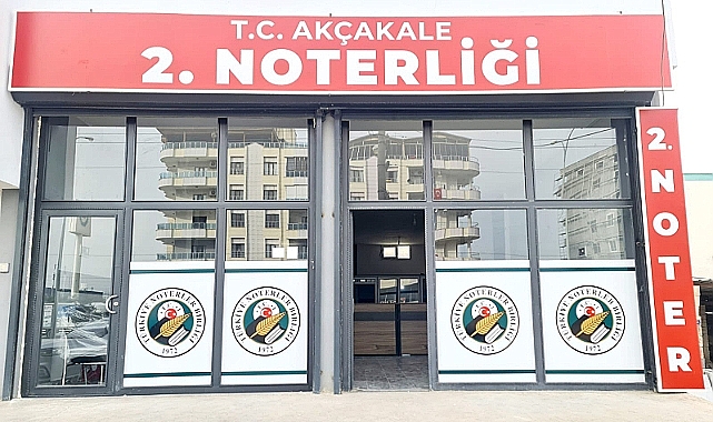 Akçakale'nin Noter sorunu çözüldü