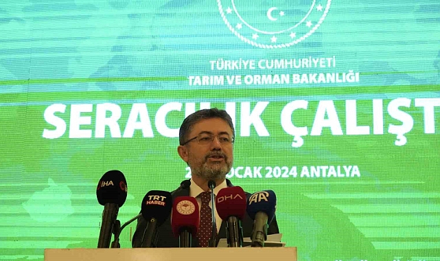 Bakan Yumaklı: "Seracılığın yüzde 40’ı kayıt altında değil"