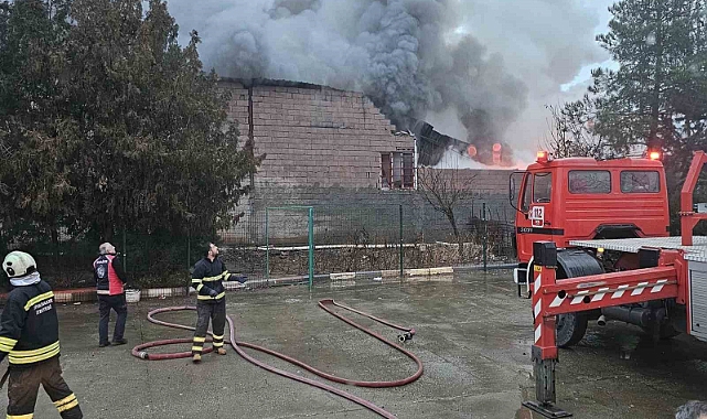 Depo yangını