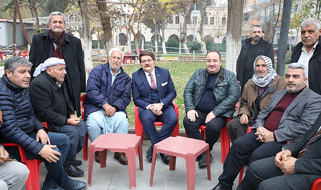 Ekinci ile Koç'tan esnaf ve vatandaşa ziyaret