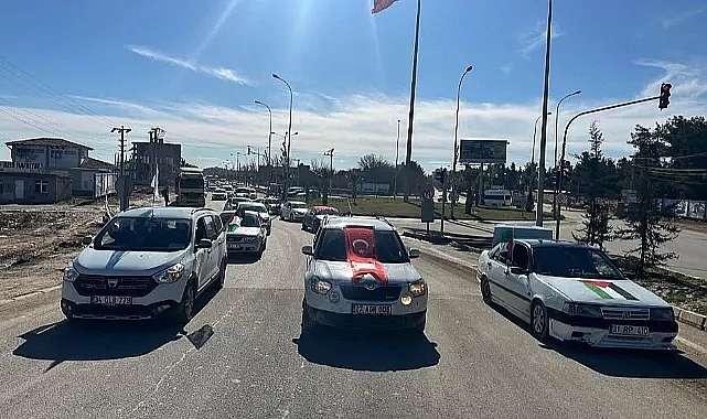 İHH Urfa'dan Gazze için farkındalık konvoyu