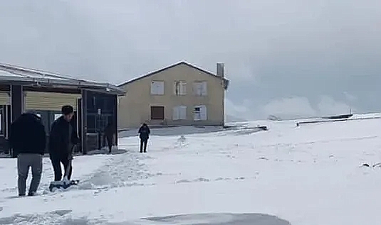 Karacadağ beyaza büründü