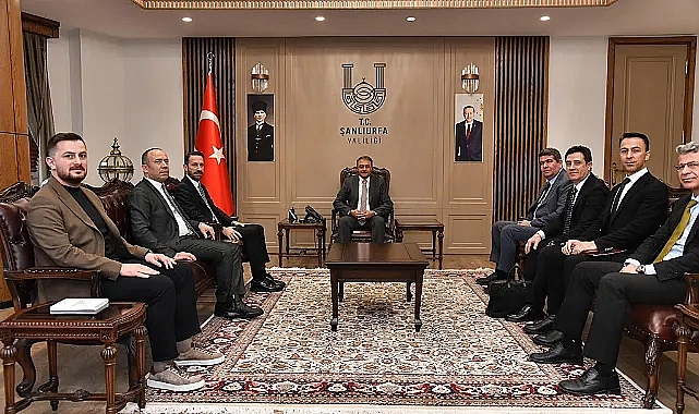 Kültür Yolu Festivalleri heyeti Urfa Valisi ile bir araya geldi