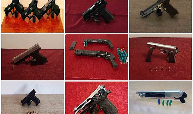 Silah kaçakçılığı operasyonu: 269 gözaltı