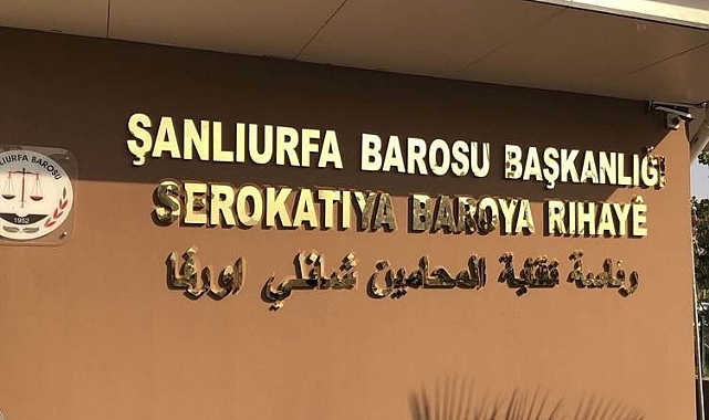 Urfa Barosu'nda ırkçı saldırıya tepki