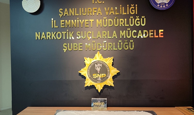 Urfa’da durdurulan araçta metamfetamin ele geçirildi