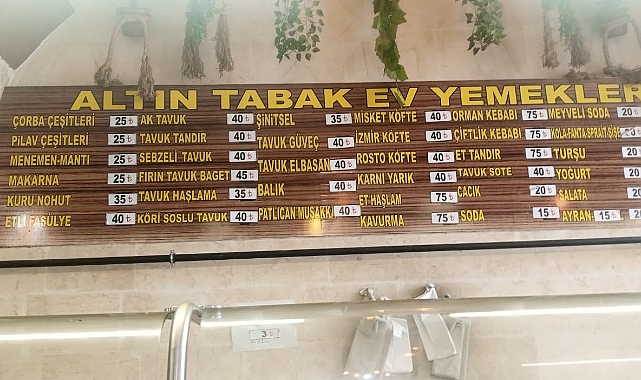Urfa’da iş yerleri fiyat listelerini asmaya başladı