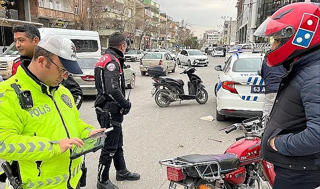 Urfa'da motosiklet sürücüleri mercek altına alındı