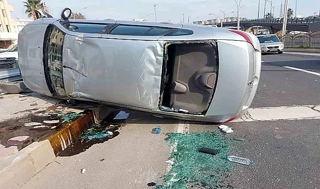 Urfa'da otomobil devrildi: Yaralılar var