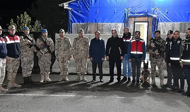 Vali Şıldak, yılbaşında ekipleri yalnız bırakmadı