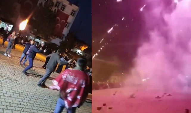 Asker eğlencesinde ortalık savaş alanına döndü