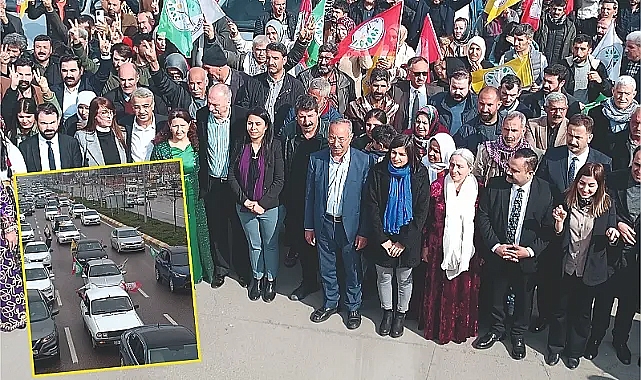 DEM Parti'den Urfa adaylarına coşkulu karşılama